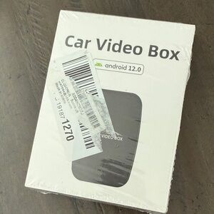 Wireless Car Video Box Android 12.0 Black